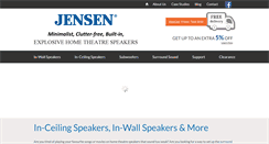 Desktop Screenshot of jensenspeakers.com.au